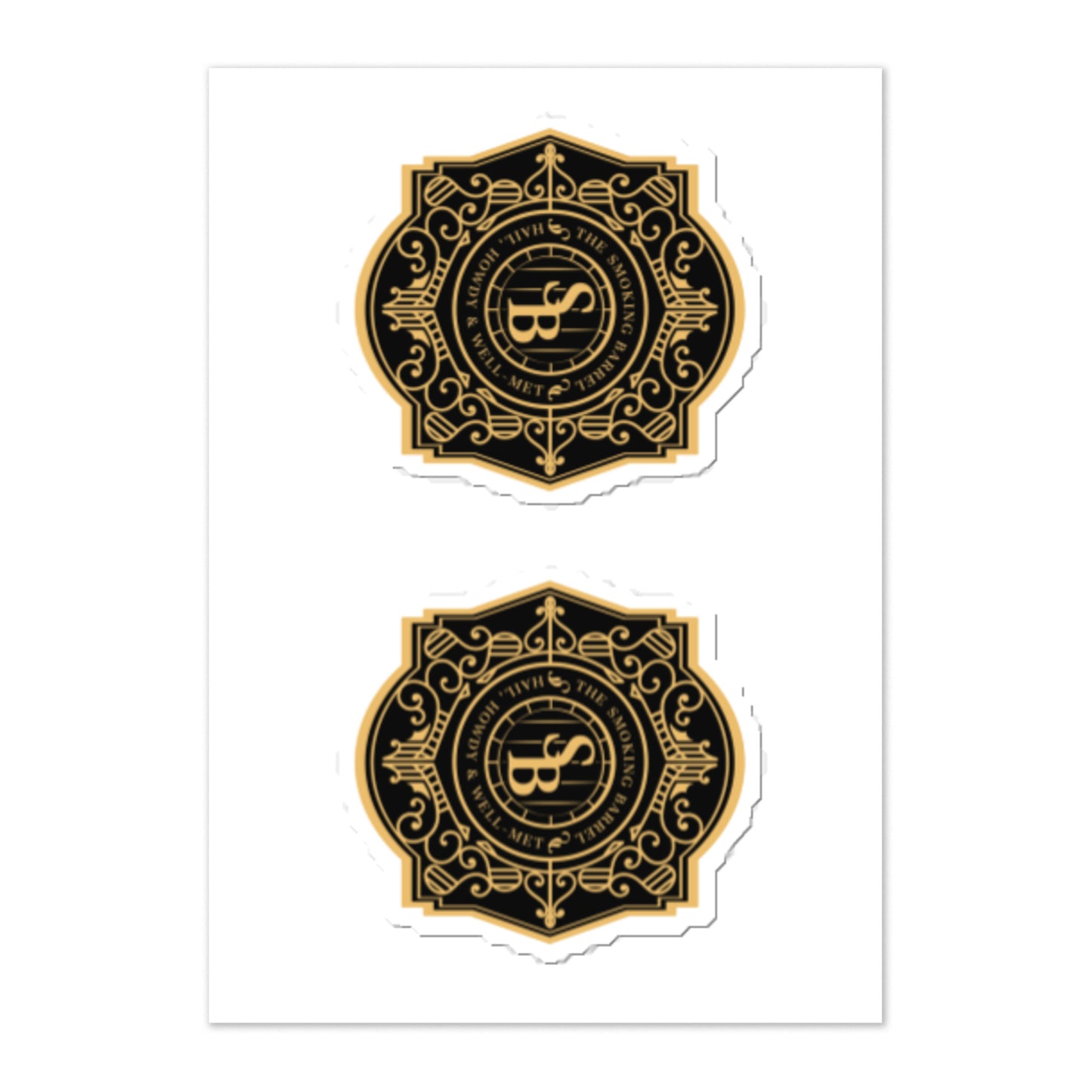 Smoking Barrel, Logo Stickers
