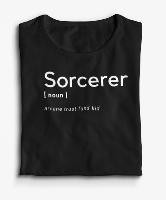 DnD Shirt, Sorcerer Class Definition