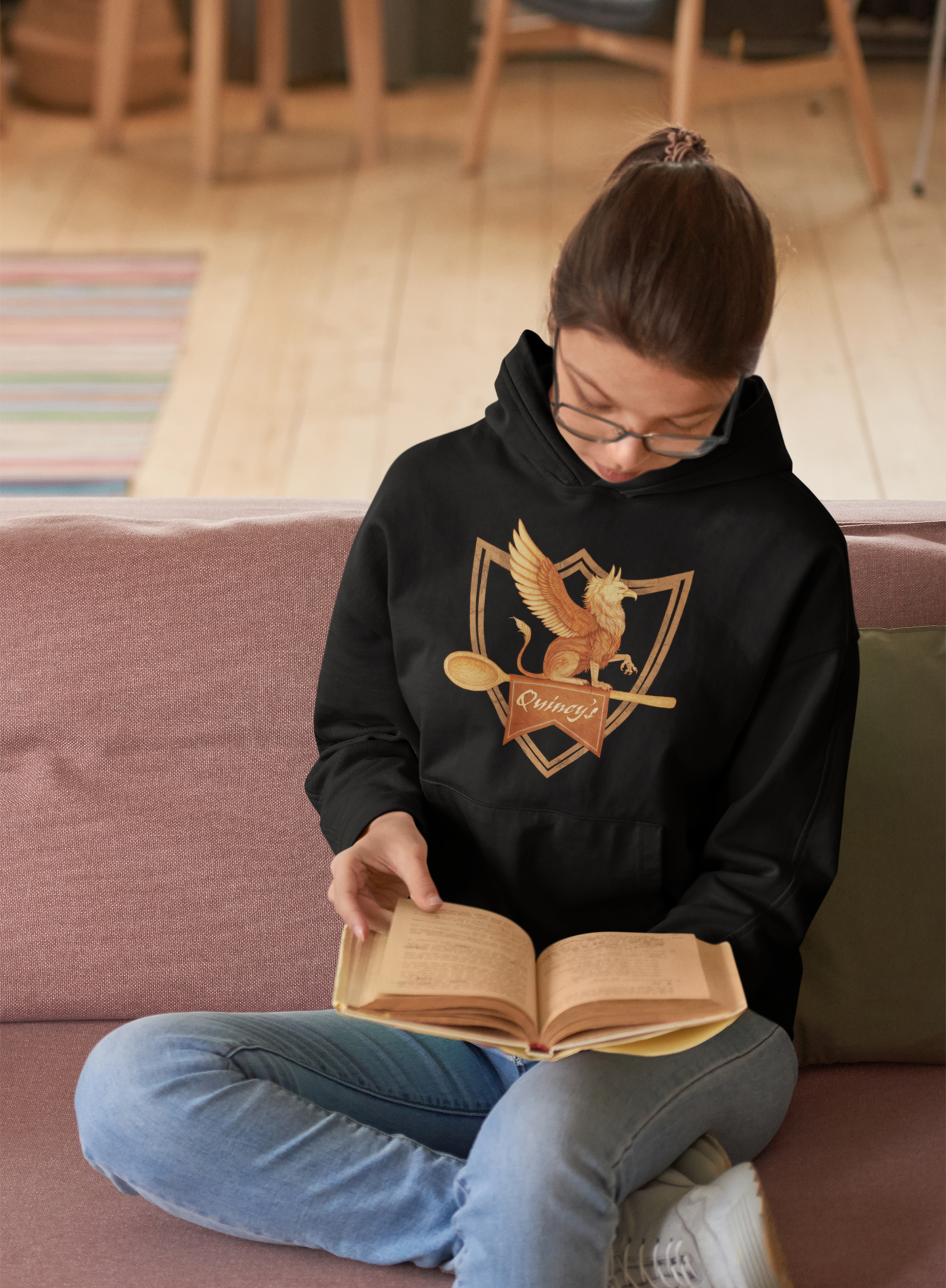 Quincy's Tavern Logo Hoodie