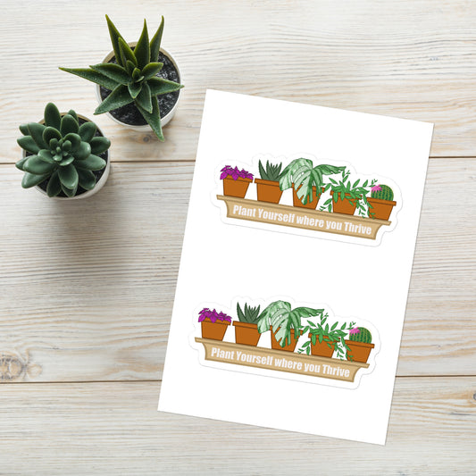 Jackiee's Garden, Plant Yourself Sticker sheet