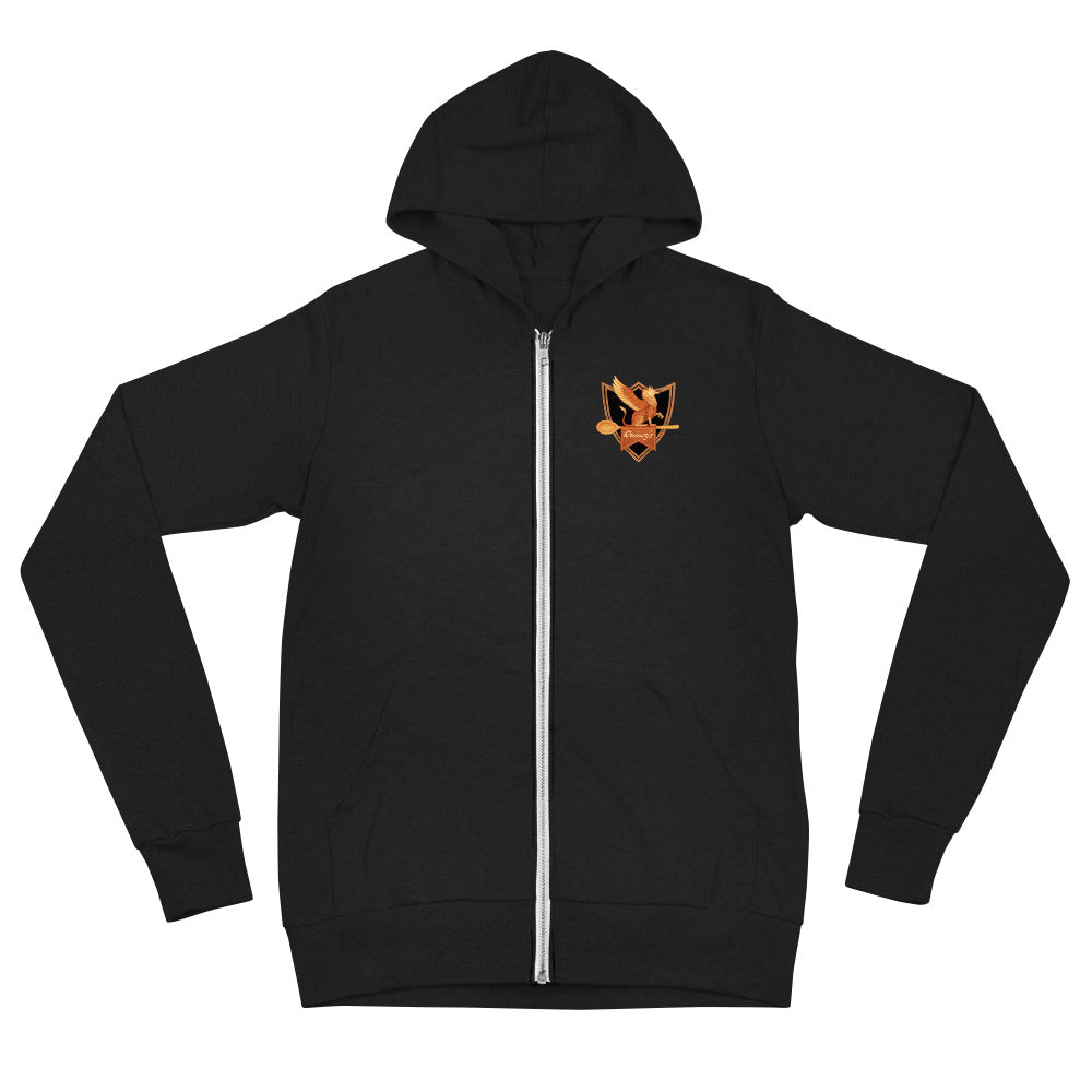 Quincy's Tavern Logo zip hoodie