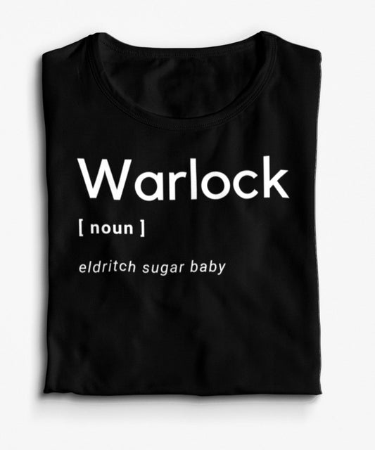 DnD Shirt, Warlock Class Definition